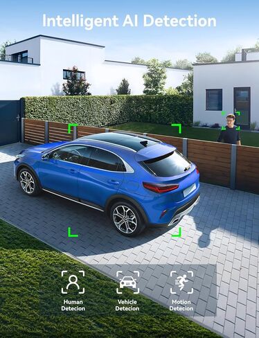 FOSCAM Security Cameras Wireless Outdoor,3K 3MP Cameras for Home Security Indoor/Outdoor with AI Motion Detection,Color Night Vision, 2-Way Talk, IP66 Weatherproof, SD/Cloud Storage in Kuwait