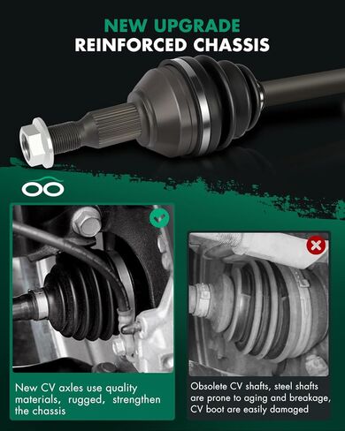 SCITOO Front Right Cv Axle Shaft Assembly 2008-2017 For Buick Enclave 3.6L 2009-2017 For Chevrolet Traverse 3.6L 2017 For Gmc Acadia 2.5L 2007-2017 For Gmc Acadia 3.6L in Saudi Arabia