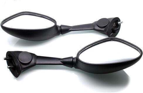MZS Racing Motorcycle Rear View Mirrors, Fairing Rearview Side Mirror Accessories Black Compatible with S1000RR 2010-2018 / HP4 2011-2015 in Saudi Arabia