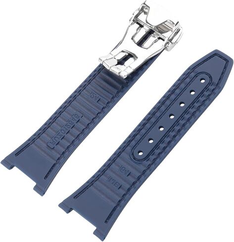 Leather 24mm*14mm Watch Bands Compatible Fit for Omega Constellation Automatic Dial Leather Replacement Strap Wirstband for Men and Women Bracelet Watch accessories in Saudi Arabia