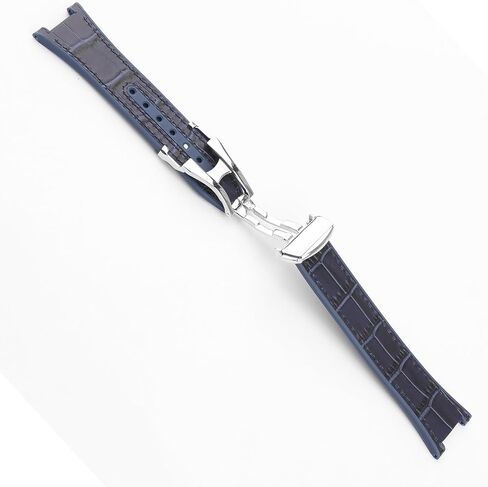 Leather 24mm*14mm Watch Bands Compatible Fit for Omega Constellation Automatic Dial Leather Replacement Strap Wirstband for Men and Women Bracelet Watch accessories in Saudi Arabia