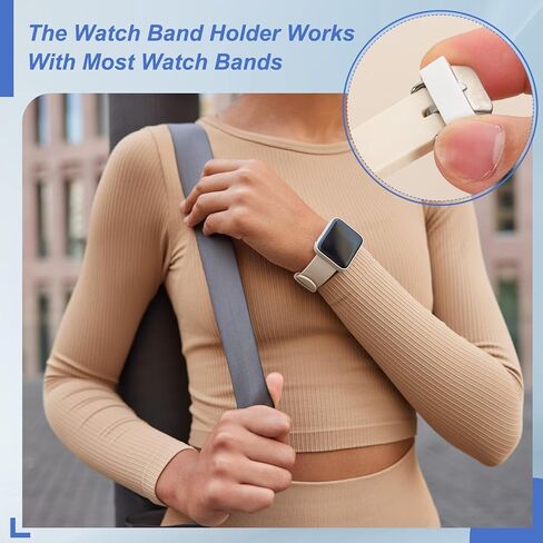 Patikil Watch Band Band Loop ، Universal Silicone Watch Replacement Band Band Band Parts for Smart Sport in Saudi Arabia