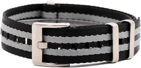 BluShark - AlphaPremier Ultra Premium Nylon Watch Strap - Stainless Steel Buckle Multiple Sizes Replacement Band Straps for Men and Women, Waterproof One-Piece Multiple Sizes and Colors in Kuwait