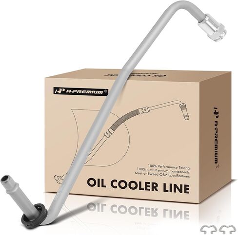 A-Premium Inlet Automatic Transmission Oil Cooler Line Hose Assembly Compatible with Chevy Trailblazer 06-09 & GMC Envoy 05-09 & Buick Rainier 04-07 & Isuzu Ascender 03-05 & Saab 9-7x 05-09, 5.3L 6.0L in Saudi Arabia
