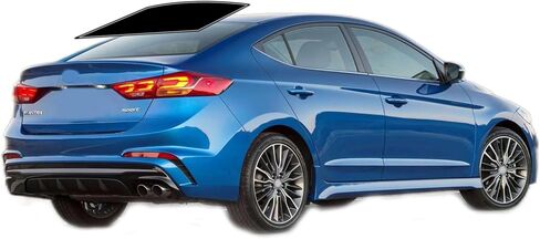 Precut Windows Tint Film All Sides Cars Sun Blocking Protection Privacy Anti Shatter Glass 2 Ply Film Any Tint Shade kit for Hyundai Elantra Sedan 2017-2020 in Kuwait