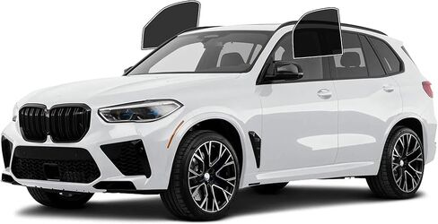 DIY Car Window Tinting Kit - Customize Shade: 5%, 10%, 20%, 35%, 50%, 70%, for BMW All Models Sides & Back Windows - Pre-Cut colorants for UV Blocking and Blast Protection in Saudi Arabia