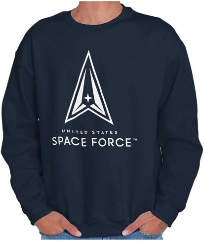 Brisco Brands Classic US Space Force Military Logo Sweatshirt for Men or Women in Saudi Arabia