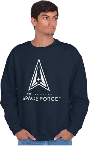 Brisco Brands Classic US Space Force Military Logo Sweatshirt for Men or Women in Saudi Arabia