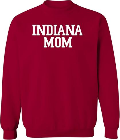 UGP Campus Apparel NCAA Basic Block Mom, Team Color Crewneck, College, University in Saudi Arabia