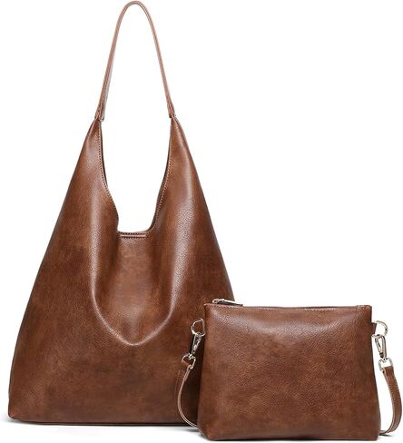 SENDEFN Leather Tote Bag for Women Work Shoulder Bag Large Top Handle Handbags and Ladies Travel Purse with Zipper Pocket in Kuwait