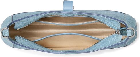 Kate Spade New York Deco Denim Suede Hobo ، Blue Multi in Kuwait