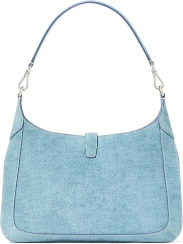 Kate Spade New York Deco Denim Suede Hobo ، Blue Multi in Kuwait