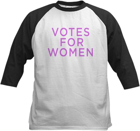 Cafepress أصوات لسيدات البيسبول جيرسي كيدز بيسبول جيرسي ، 3/4 قميص راجلان. in Kuwait