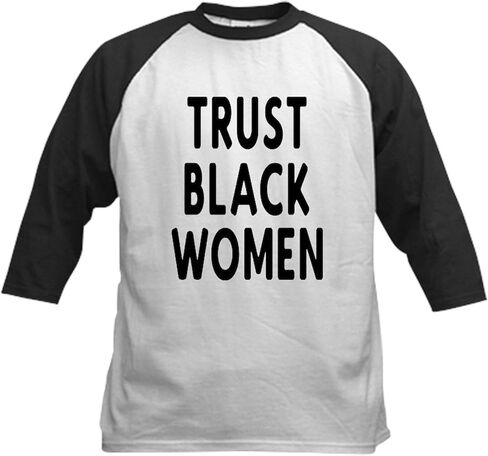 CafePress Positive Black Women Quote Baseball Jersey Kids Cotton Baseball Jersey, 3/4 Raglan Sleeve Shirt in Saudi Arabia