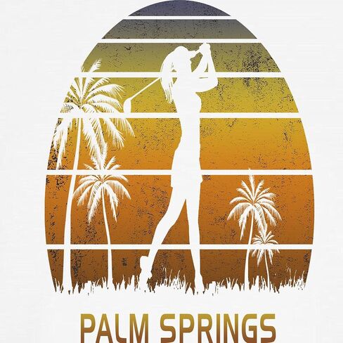 Cafepress Retro Palm Springs Women Gol Baseball Jersey Kids Cotton Baseball Jersey ، 3/4 Raglan Sleeve Shirt in Saudi Arabia
