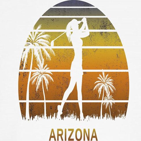 Cafepress Retro Arizona Women Golf Gol Baseball Jersey Kids Cotton Baseball Jersey ، 3/4 Raglan Sleeve Shirt in Saudi Arabia