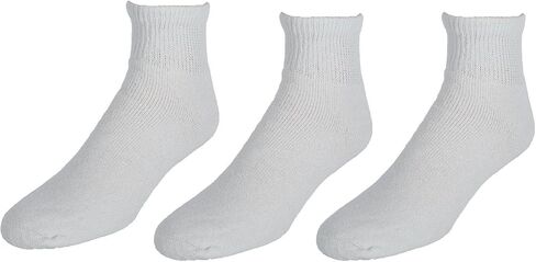 CTM® Men's Loose Fit Diabetic Ankle Socks (3 Pair Pack) in Saudi Arabia