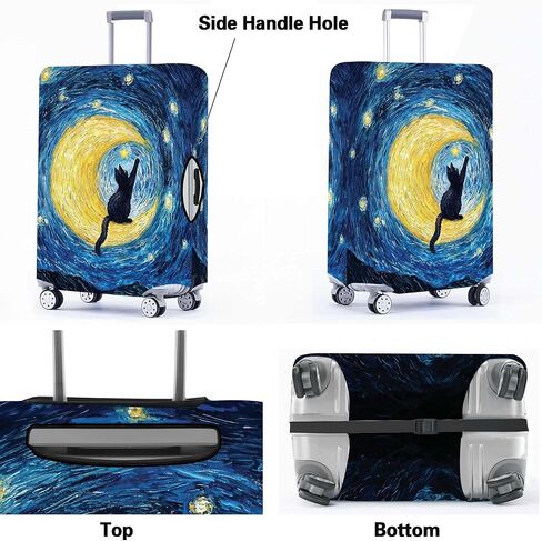 AMM Luggage Covers for Suitcase Tsa Approved, Suitcase Covers Protector Fit for Luggage 22-26 Inch Elastic in Kuwait