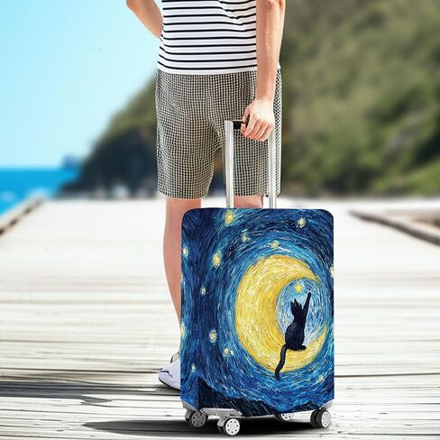 AMM Luggage Covers for Suitcase Tsa Approved, Suitcase Covers Protector Fit for Luggage 22-26 Inch Elastic in Kuwait