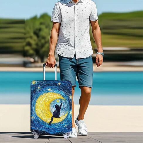 AMM Luggage Covers for Suitcase Tsa Approved, Suitcase Covers Protector Fit for Luggage 22-26 Inch Elastic in Kuwait