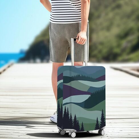AMM Luggage Covers for Suitcase Tsa Approved, Suitcase Covers Protector Fit for Luggage 22-26 Inch Elastic in Kuwait