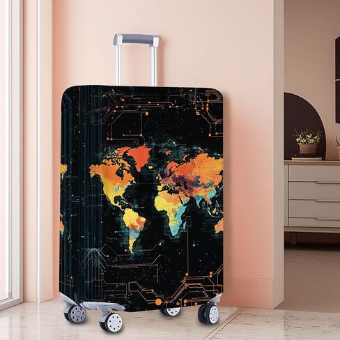 AMM Luggage Covers for Suitcase Tsa Approved, Suitcase Covers Protector Fit for Luggage 22-26 Inch Elastic in Kuwait