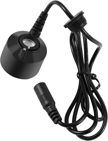Brrnoo Aquarium Mist Maker, Mist Maker Fogger with No Light Mini Black Water Atomizer for Water Fountain Pond Fish in Saudi Arabia