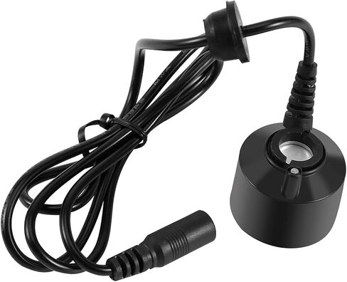 ZJchao Aquarium Mist Maker, Mini Black Water Atomizer Mist Maker Fogger with No Light for Water Fountain Pond Fish in Saudi Arabia