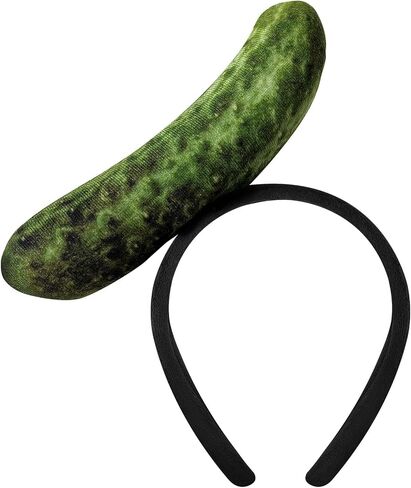 Pickle Headband Green Funny Headband Accessories for Adults for Halloween Party Cosplay Supplies in Saudi Arabia