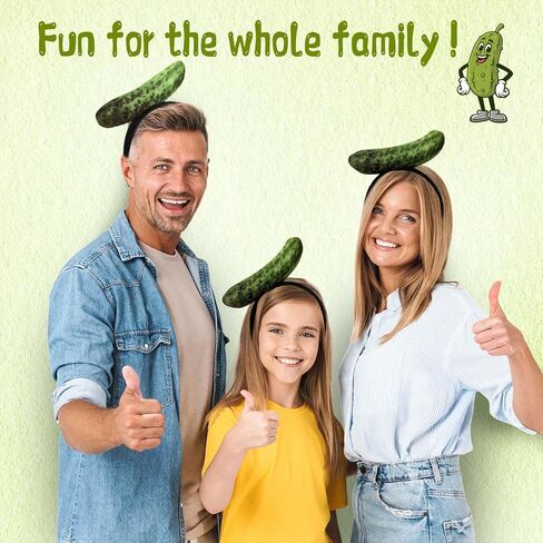 Pickle Headband Green Funny Headband Accessories for Adults for Halloween Party Cosplay Supplies in Saudi Arabia