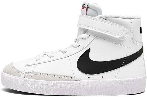 Nike Blazer Mid '77 Big Kids Casual Skate Shoes, White/Black-hyper Royal, 5.5 Big Kid in Saudi Arabia