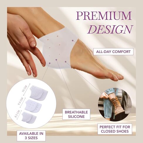 وسائد وسادة الكعب الفاخرة للأطفال من Ballotte، مقابض الكعب/بطانات الكعب للأولاد/البنات، وسادات خلفية للكعب للأحذية الكبيرة جدًا، حشوات كعب الأحذية للفتيات/الأولاد (الديناصورات (4 عبوات)) in Kuwait