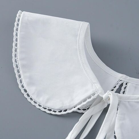White Fake Collar Vintage Detachable Lace Choker for Women Dresses Sweater Fashion in Kuwait