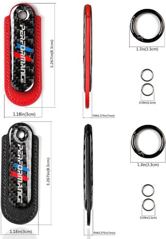 Carbon Fiber Leather Set Car Keychain,Universal keychain Fashion Sports Keychains Keyring Business Gift Birthday in Kuwait