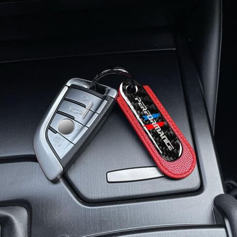 Carbon Fiber Leather Set Car Keychain,Universal keychain Fashion Sports Keychains Keyring Business Gift Birthday in Kuwait