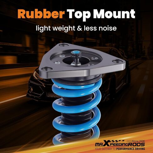 MaxPeedingrods Coilover لـ Audi A8 Quattro 2004-2010 ، 24 مستويات مجموعة تعليقات قابلة للتعديل قابلة للتعديل ، دعامات امتصاص الصدمات القابلة للتعديل في الارتفاع ، T6 ترقية مجموعات الأزرق الأزرق in Kuwait