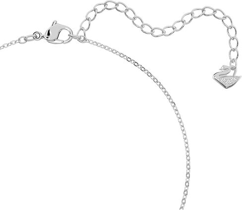 SWAROVSKI Constella Pendant, Pavé, Round Cut, Clear, Rhodium Finished in Saudi Arabia