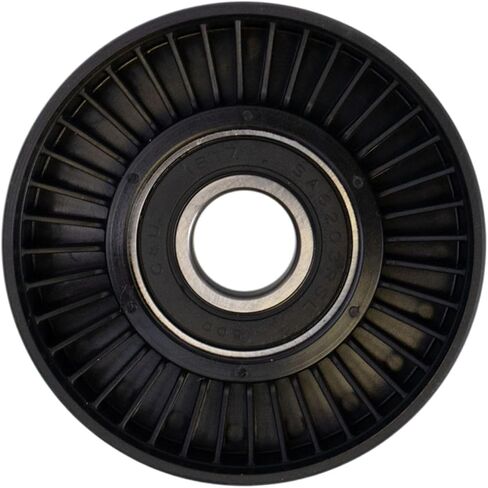 Serpentine Belt Idler Pulley Plastic Black 0.67 Hole Diameter 1pc for Bronco for Corvette for E350/E150 Econoline Club Wagon for E350/E250/E150 Econoline for F350/F250/F150 in Saudi Arabia