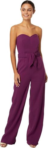 Lilly Pulitzer Rosalie Strapless Jumpsuit Amarena Cherry 00 in Saudi Arabia