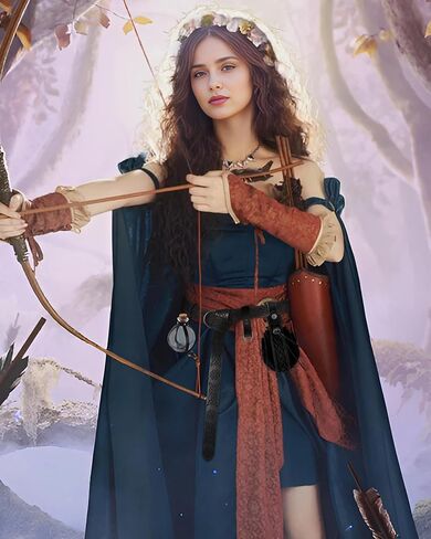 Renaissance Accessories Medieval Belt Pirate Faux Leather Belt Pouch Potion Bottles Ren Faire Accessories in Kuwait