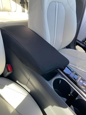 مصنوعة في الولايات المتحدة الأمريكية مصممة ل Cadillac CT5 2020-2025 Neoprene Auto Armrest Center Cover Cover Protector Black in Kuwait