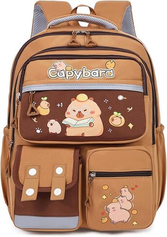 Capybara Backpack Capibara Bag Capivara Backpack Cute Kapibara Bag Capy Bara Cappy Barra Daypack(Capybara-4) in Saudi Arabia