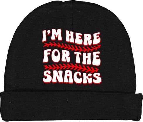 inktastic I'm Here for The Snacks Baby Beanie Hat in Saudi Arabia