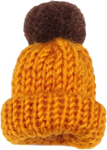 1 مجموعة صغيرة من القبعات المحبوكة لطفلة الفتاة القبعات الإكسسوارات الإبداعية لبروتش المجوهرات ولعب الألعاب الأولاد والبنات الحرف والزخارف لون عشوائي in Kuwait