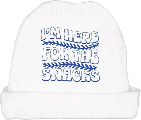 inktastic I'm Here for The Snacks Baby Beanie Hat in Saudi Arabia