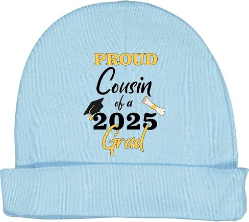 inktastic Proud Cousin of a 2025 Grad Baby Beanie Hat in Saudi Arabia