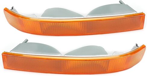 ECOTRIC Turn Parking Signal Light Compatible with 2003-2025 GMC Savana Van/Chevy Chevrolet Express Side Marker Parking Lights Assembly Corner Pair Replace for GM2520188 GM2521188(No Light Bulb) in Saudi Arabia