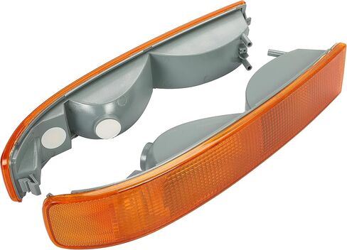 ECOTRIC Turn Parking Signal Light Compatible with 2003-2025 GMC Savana Van/Chevy Chevrolet Express Side Marker Parking Lights Assembly Corner Pair Replace for GM2520188 GM2521188(No Light Bulb) in Saudi Arabia