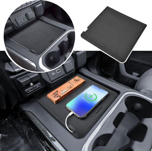 Cover Cover Console Console Cover Cover Cover Hidden Organizer for 2019-2022 Chevy Silverado/GMC Sierra 1500 and 2020-2023 Silverado/GMC Sierra 2500HD 3500HD Accessories (Comple Console W/Pucket Sats فقط) in Saudi Arabia