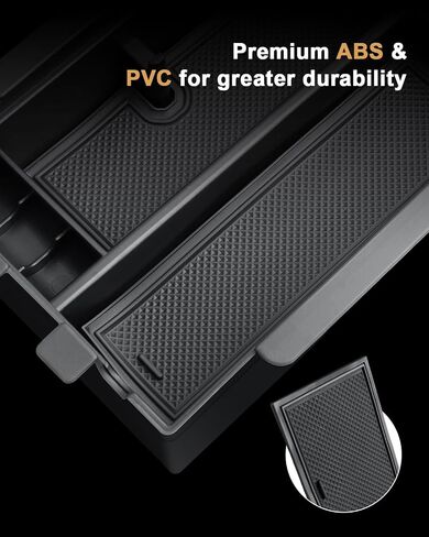 Center Console Organizer Set For 2024-2026 Subaru Crosstrek/Hybrid - 3 Pcs Double-Layer Armrest Box Organizer + Hanging Middle Console Organizer + TPE Cup Holder For 2024-2026 Crosstrek Accessories in Kuwait